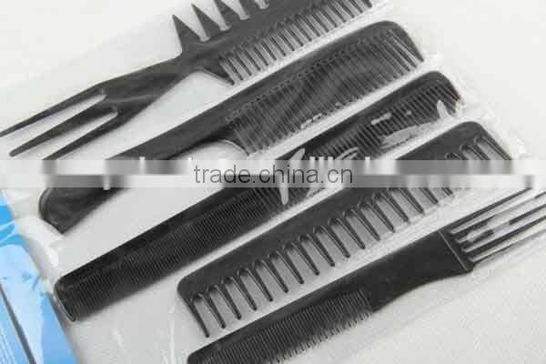5PC Combined type comb/plastic hair brush