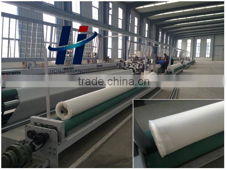 Woven geotextile in embankment reinforced