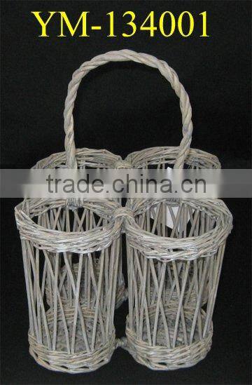 elegant wicker picnic basket