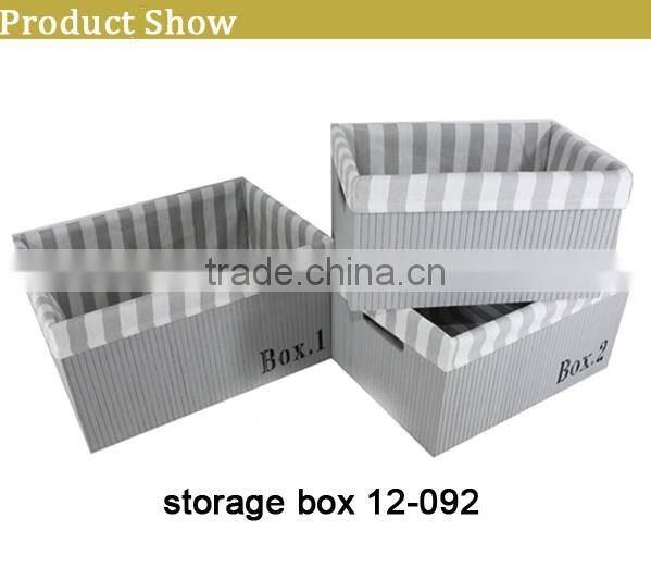 set of 3 bambo bin box