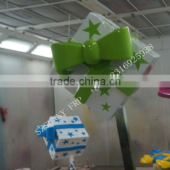 Outdoor gift-box decoration
