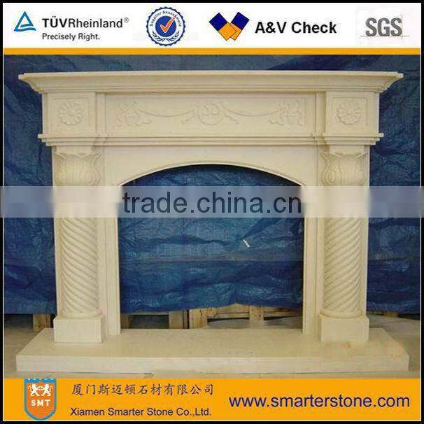 Simple Design Sandstone Fireplaces