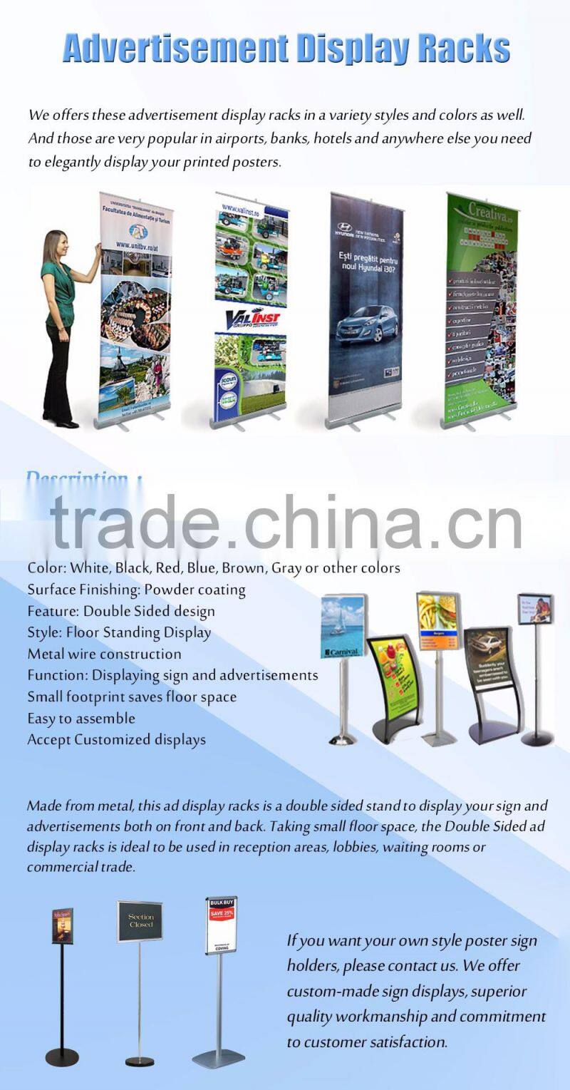 Hot sale popular metal banner display stands