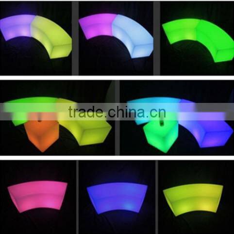 snake led bar bench stool seat for garden/party/nightclub