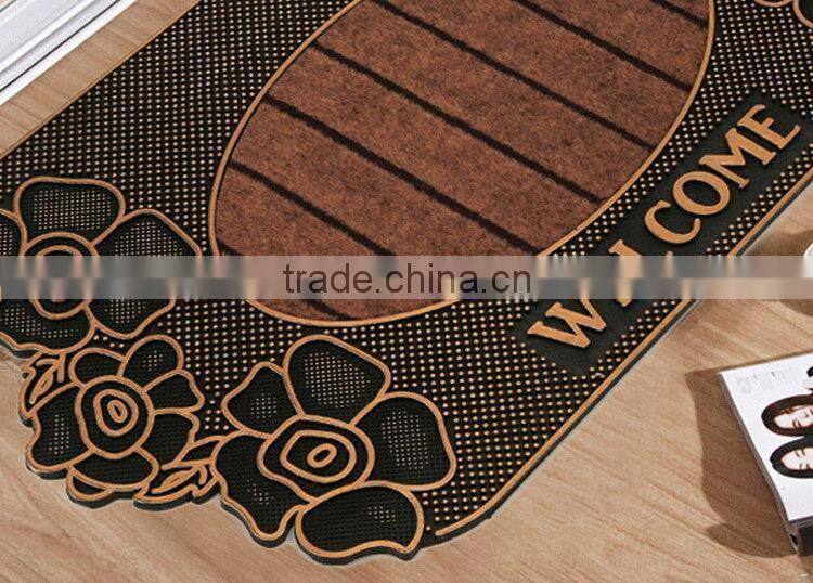 Free samples hot selling weather guard door mat