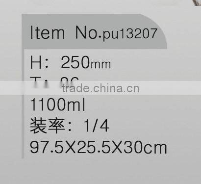 hand made single clear fancy crystal glass red wine decanter