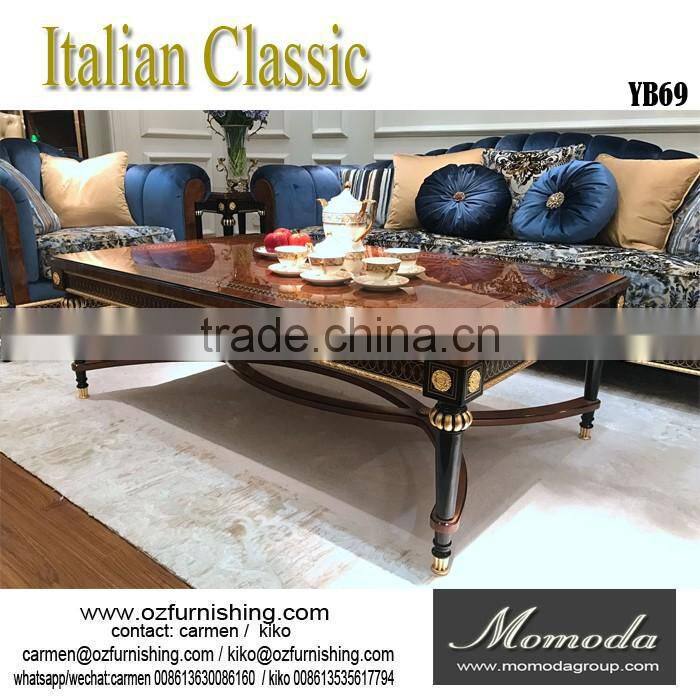 YB69 1+2+3 noble antique solid wood frame Arabian Sofa Sets