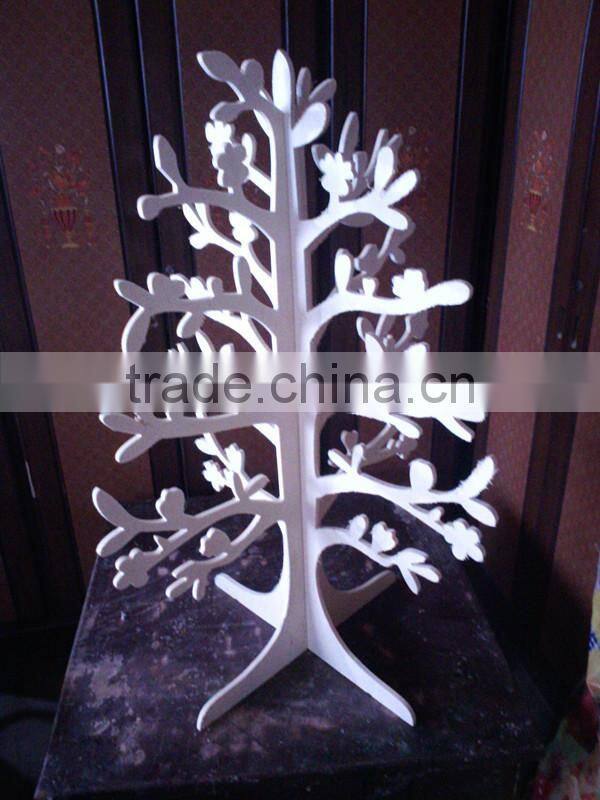 Christams tree shaped Wooden Jewelry Tree / Earring Holder / Jewelry Stand