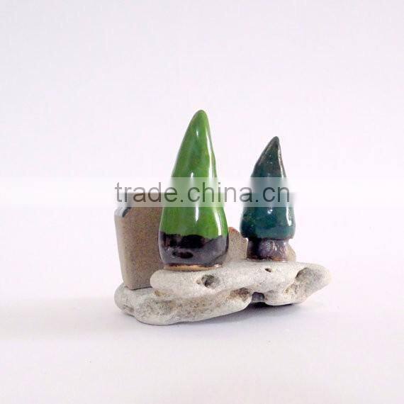 Clay sculpture art and collectibles , Ceramic artwork Contemporary art Christmas village