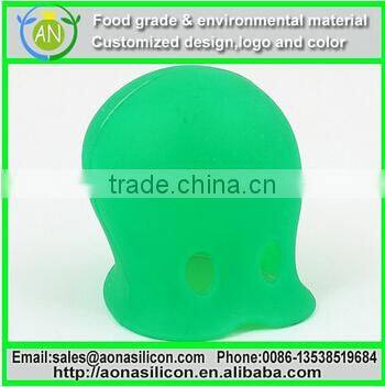 rabbit head silicone figure toy with suction