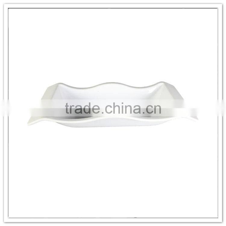 Elegant wedding party birthday use plain white personalized custom decorative pie plates