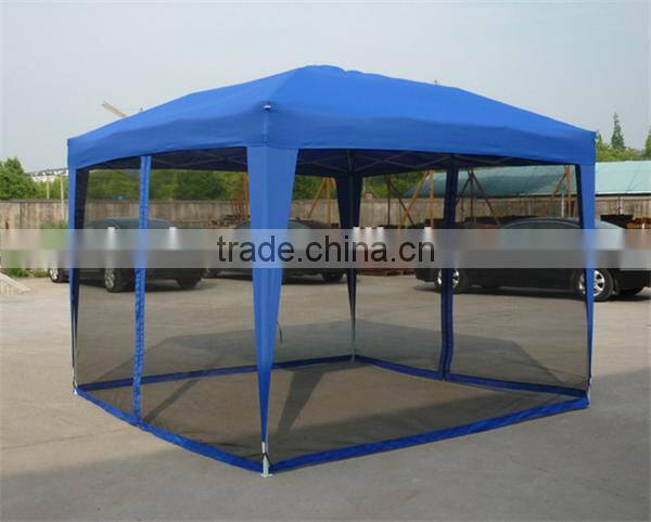 Pop up tent with sidewalls