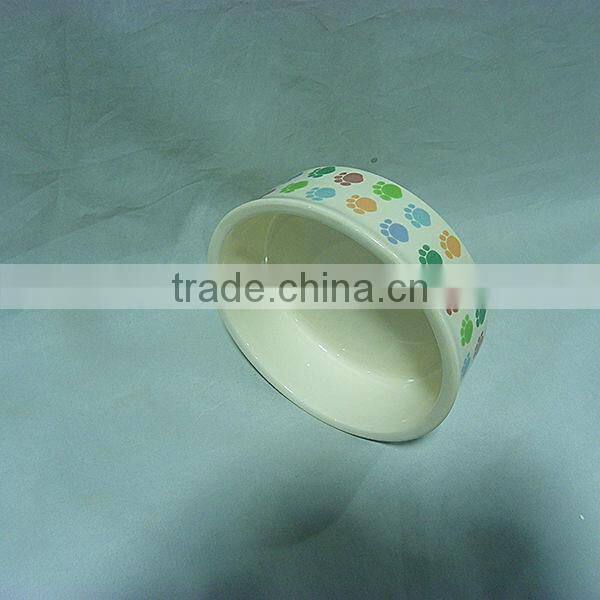 2014 Fashion Design Ceramic personalized dog bowl