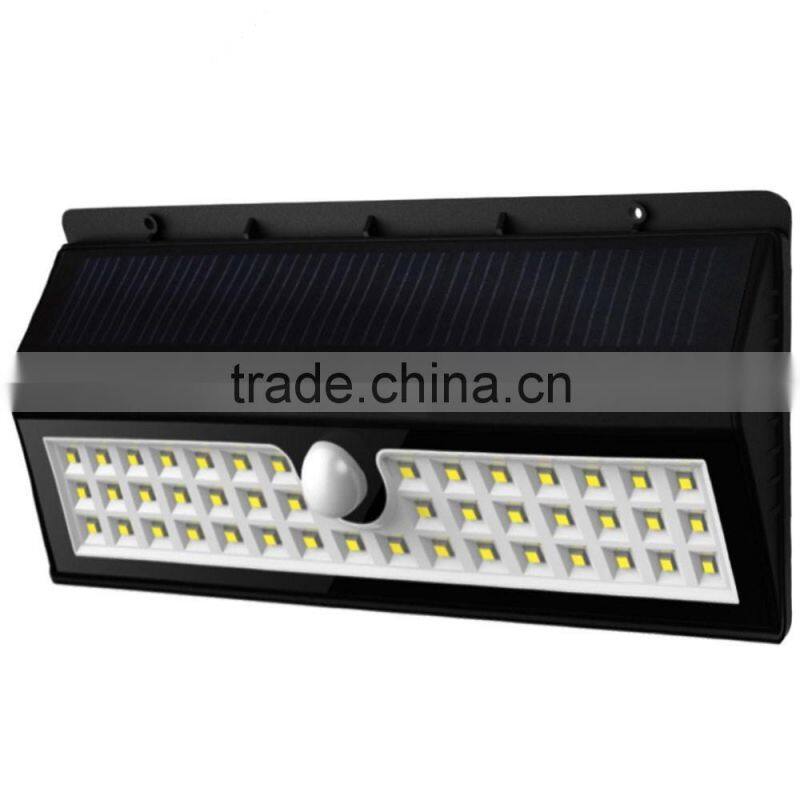 44 LED Detailed motion sensor solar garden light parts hot sale solar home light