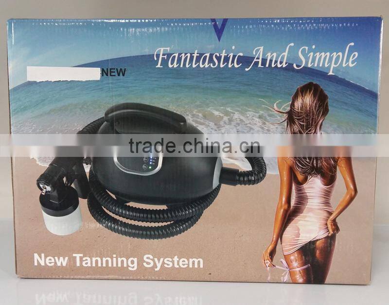 Mini Tanning Bed Machine System Professional Airbrush HVLP Home Tanning Spray Gun