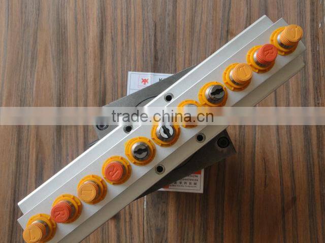 KMJ-121401 woodworking mulitiple spindle line boring 11 heads drilling heads