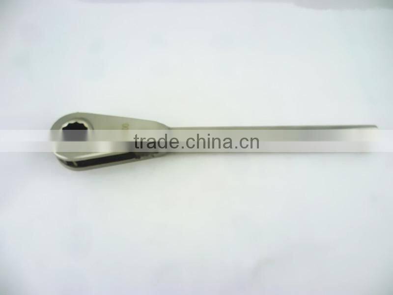 Non-magnetic Stainless Steel Ratchet Handle Wrench,SS Ratchet Spanner,304 Stainless Steel Spanner