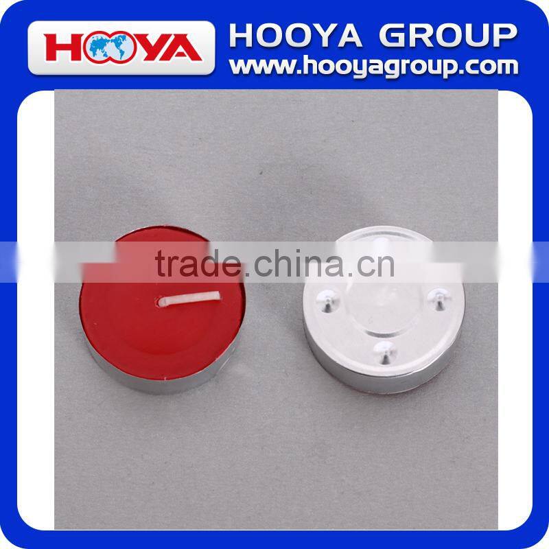 Different scented round candle with base