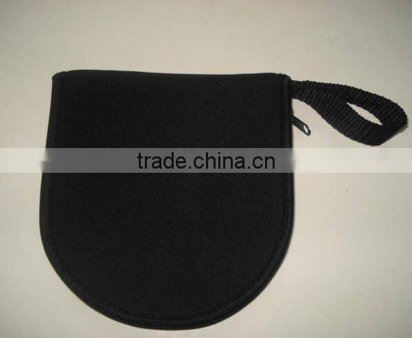 Fashion Round Shape Waterproof Neoprene Cute CD Case Mini DVD Cover Bag