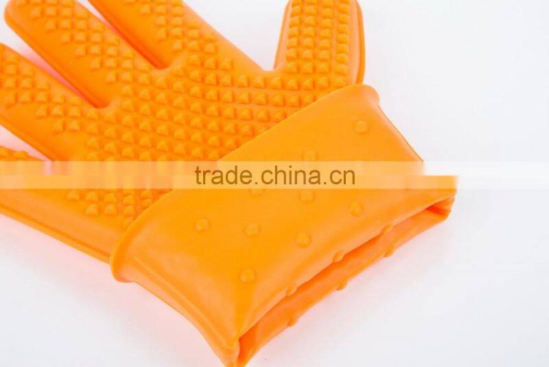 Silicone Cooking Gloves, Heat Resistant, Non-Slip Safe Utensils Handling, Cooking & Baking, Oven Mitt for Grilling, BBQ gloves