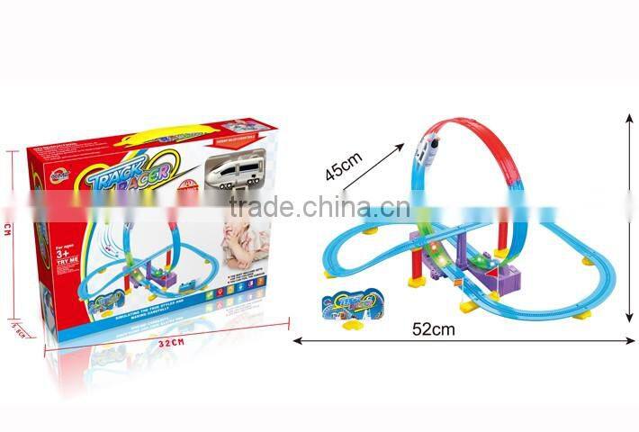 The best gift for kids railway toy by ABS material