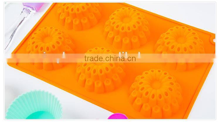 Food grade kids silicone baking set,cake baking tools