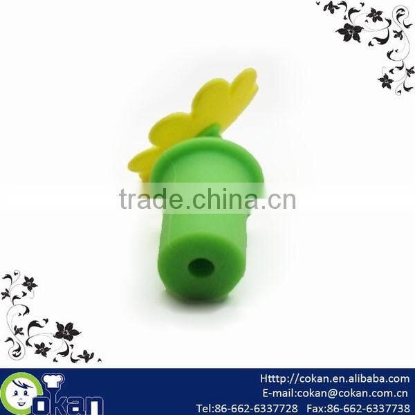 3D Flower Shape Silicone Wine Stopper,Wine Plug,Bottle Stopper CK-KT428