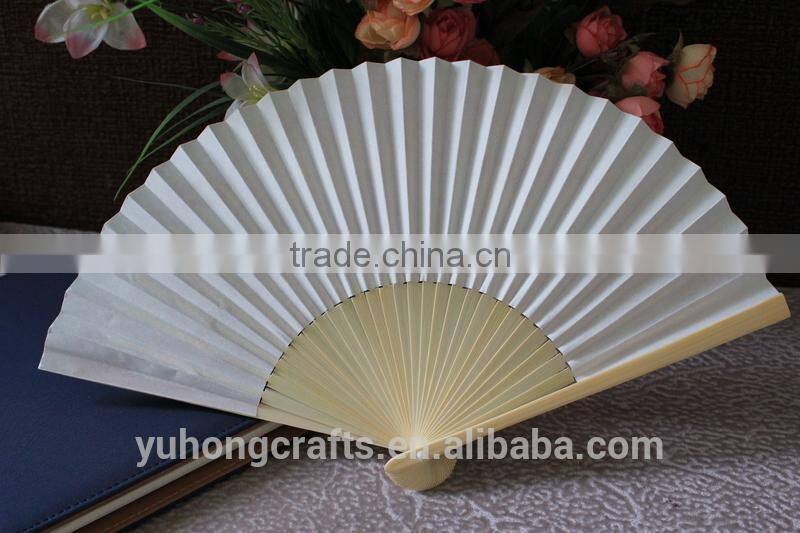 2015 Industry manufacture eco-friendly paper hand fan