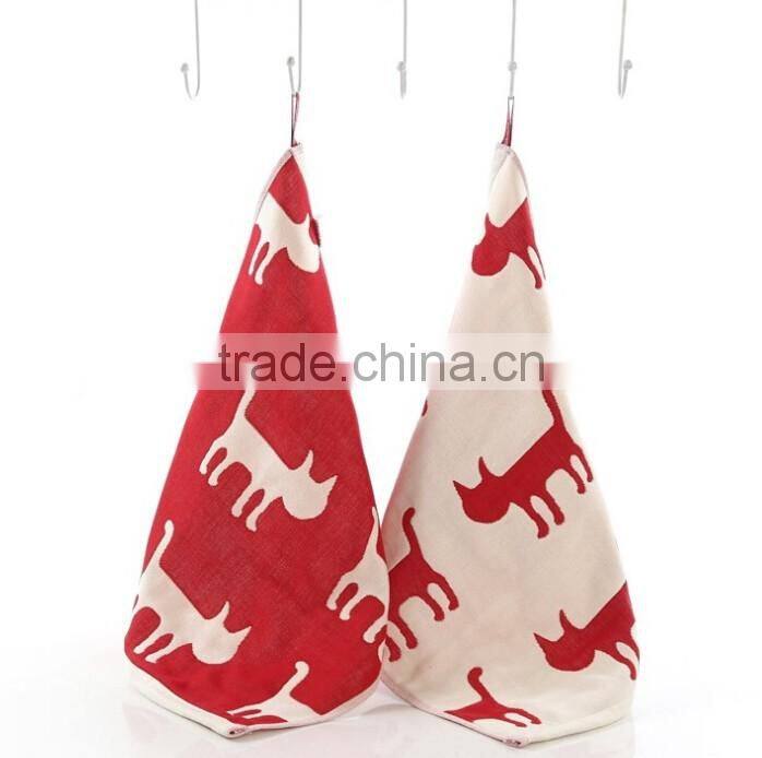 Wholesale Custom Printed Kids Small Airline Hand Towel 100% Cotton