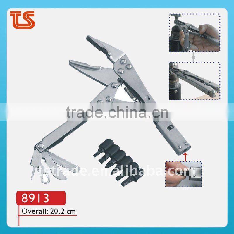 2014 New design colorful multi-function stainless steel plier hand tools 8913