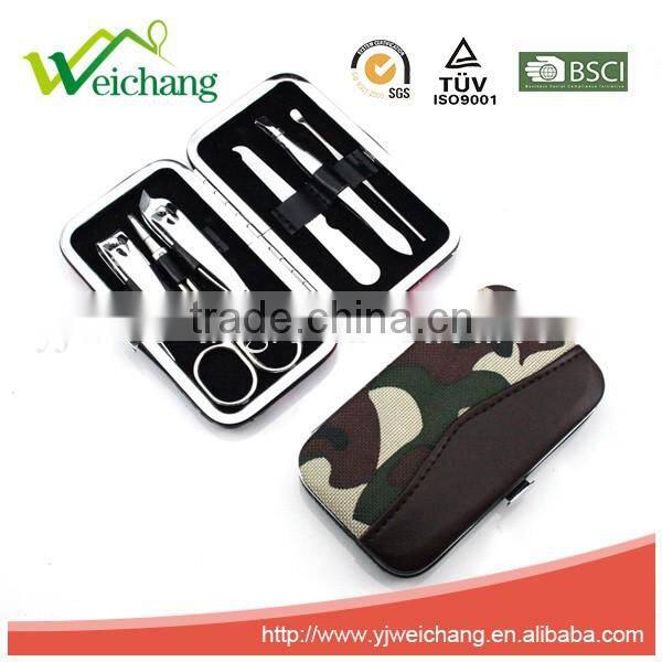 WCJ1019 Stainless Steel Nail Care Personal Manicure Pedicure Set Travel Grooming Kit Manicure Set Tool Kit