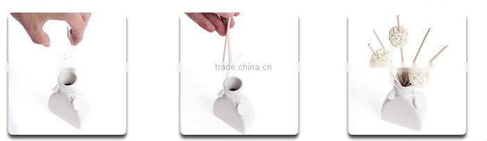 water air freshener sola flower diffuser with ceramic bottle