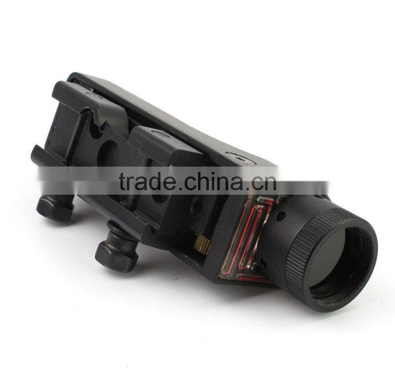 Tactical red dot sight with light sensor control switch