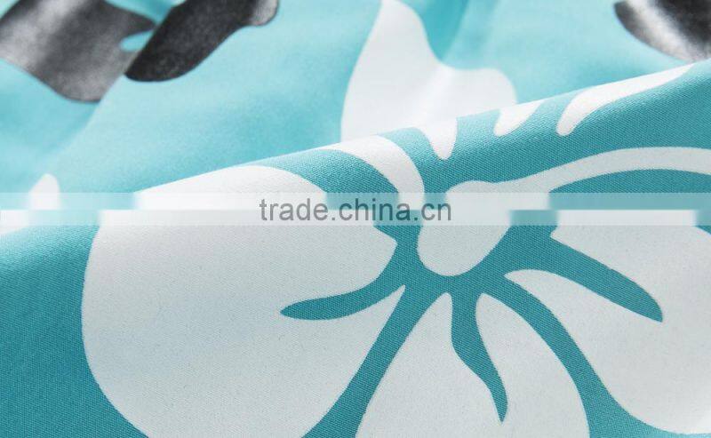 OEM Customized shaped boy swim shorts peach skin 100% polyester