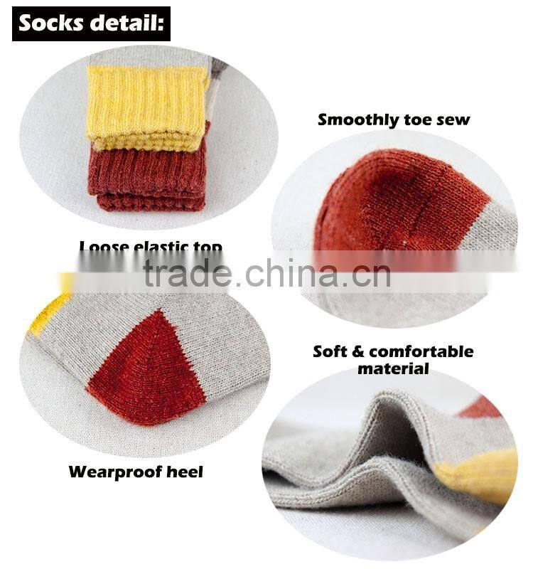 customized cheap price children winter warm wool children socks