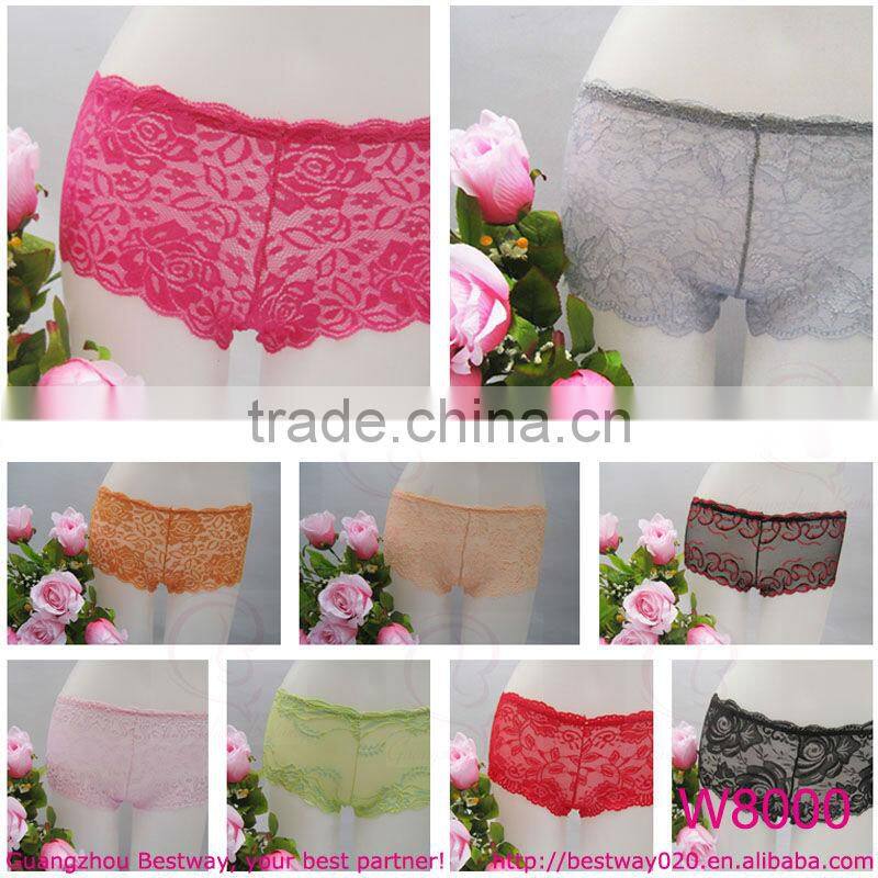 Womens sexy full transparent mix lace undergarment in apparel