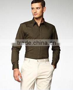 100% cotton men dress shirt fashion style