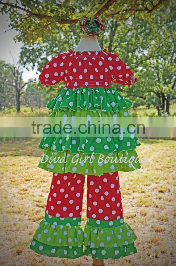 Newly Fashion Baby Clothes Christmas Outfit For Girls Clothing Set