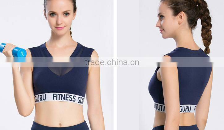 2017 New OEM Customized Your Own Brand Logo Elastic Band Lace Bralettes 95%Cotton 5%Spandex Sexy Sport Bikini Bra Crop Top