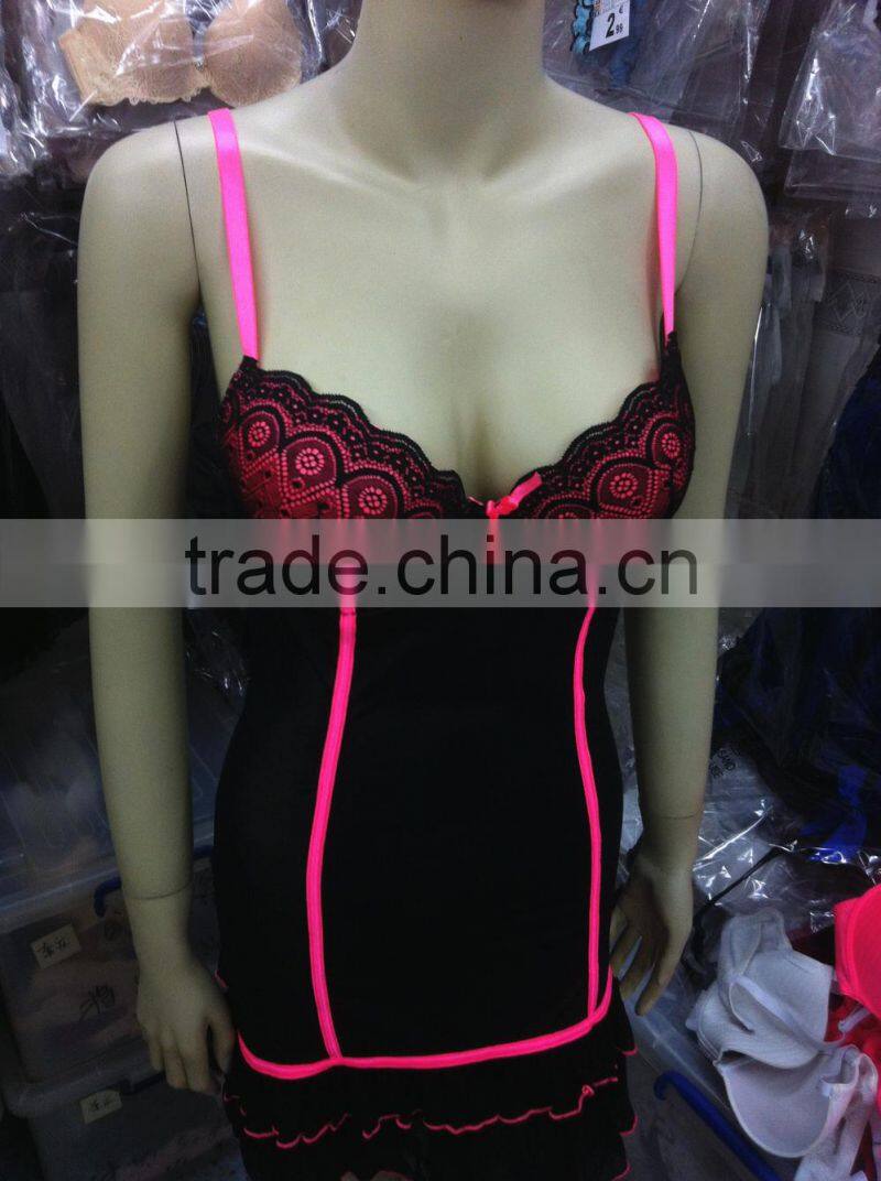 Plus Size Lingerie Babydoll Chemise Sleepwear Night Dress XXL 2XL free ship