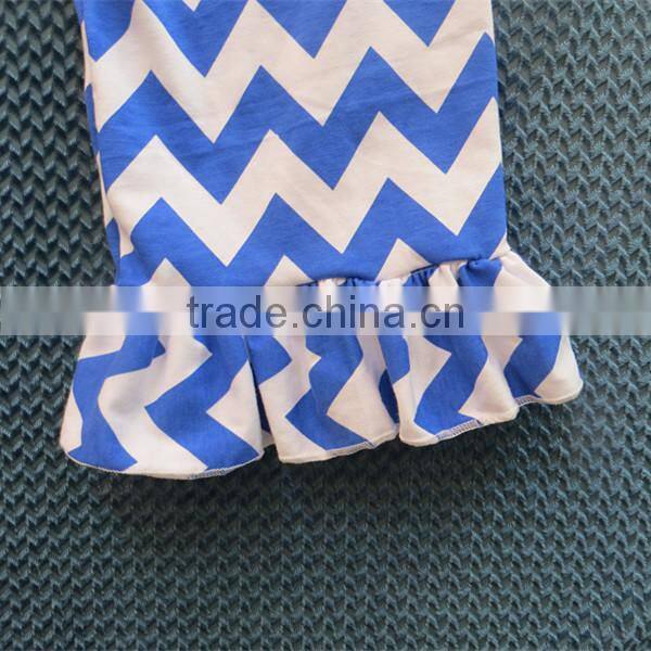 boutique chevron suit short sleeve shirt with basketball design baby sport suit cheap china wholesale clothing YW-071