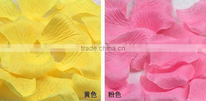 Festival decoration flower silk rose petals wholesale--37 color for choose