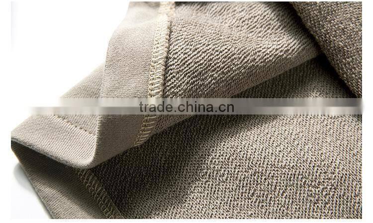 Wholesales Plain pocket long sleeve pullover