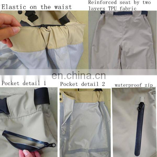 Waist high fishing waders/ breathable waders