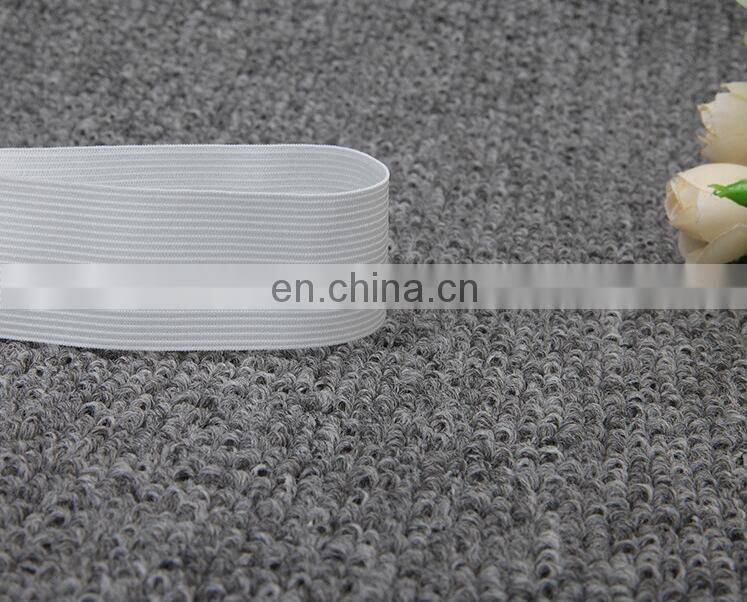 factory supply white and black color knit elastic band