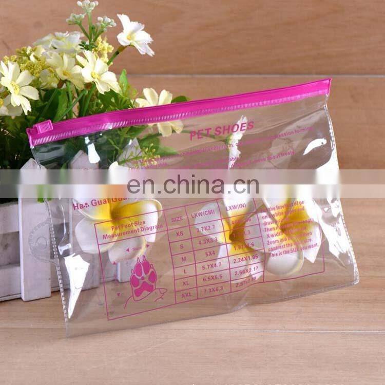 China manufacture wholesale fashional pvc zip lock bag clear pvc pouch with customized printing