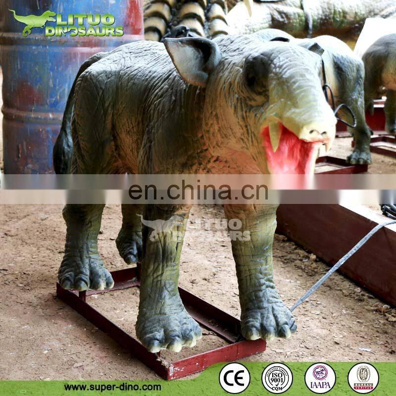 Outdoor Indoor Decoration Wildlife Animals Moeritherium Animatronics