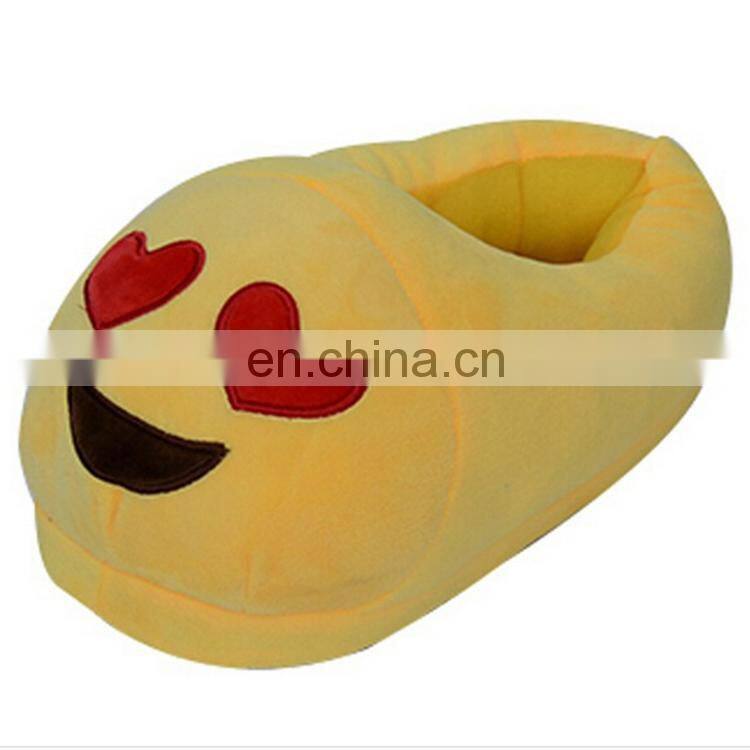 Hot Sale Funny Emoji Bedroom Slippers Wholesale