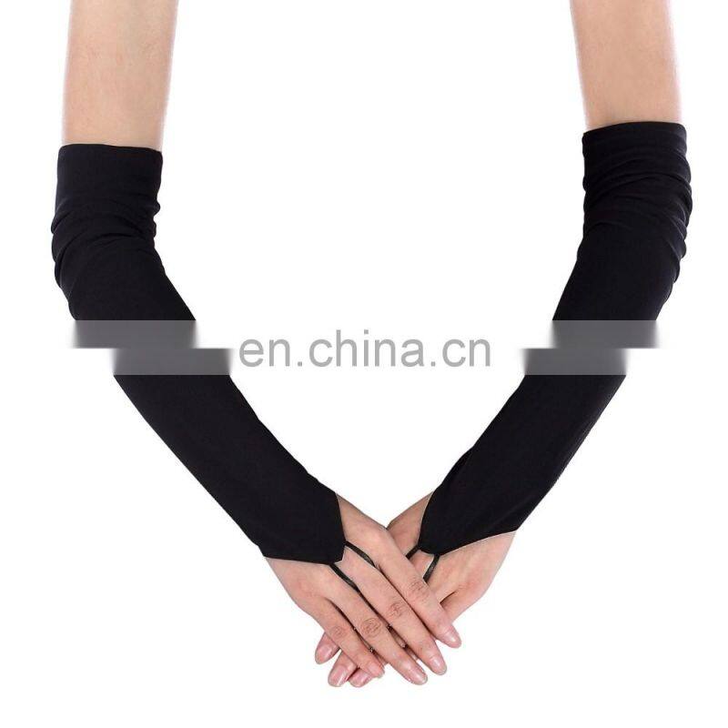 Grace Karin Womens 17" Stretchy Over the Elbow Fingerless Gloves Bridal Wedding Gloves CL010462-1