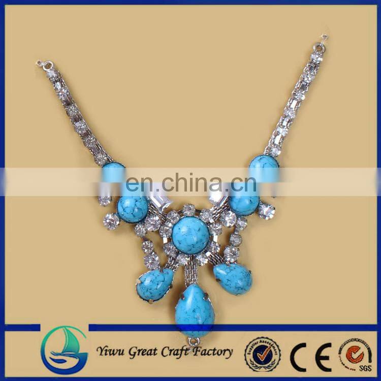 GREEN color acrylic rhinestones shoe accessories chain crystal jewelry chain for sanda